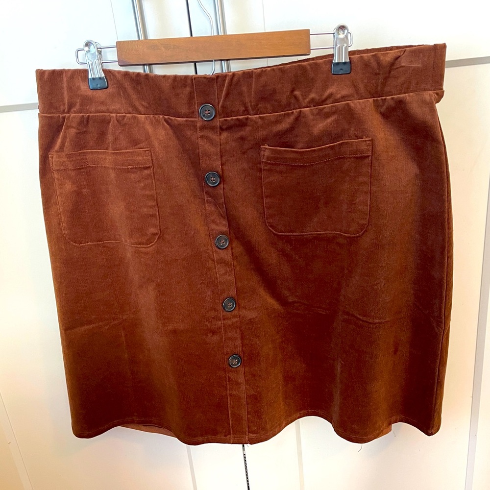 Torrid corduroy a-line skirt 2x NWT